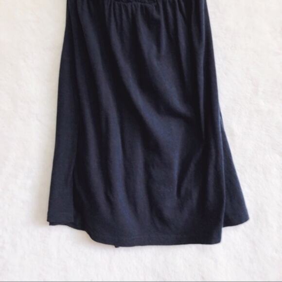 Atmosphere Dark Blue Sleeveless Pattern Dress - Picture 6 of 11